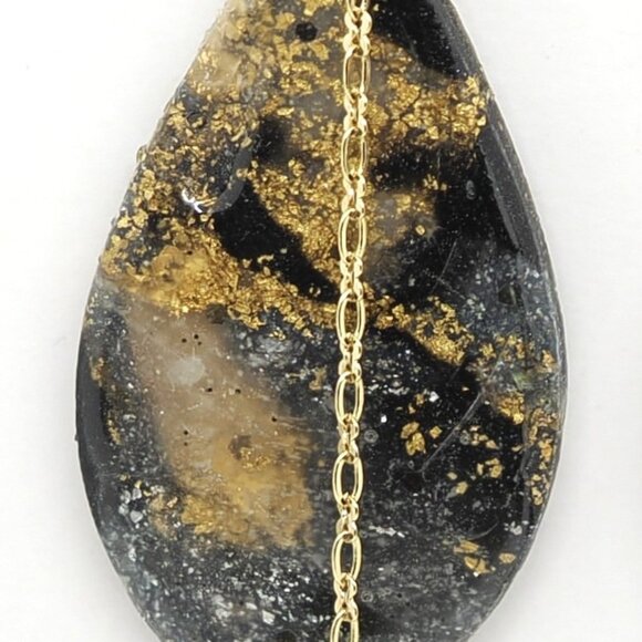 Chained Tear Earrings - Picture 3 of 5